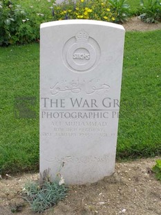 ANCONA WAR CEMETERY - ALI MUHAMMAD, 
